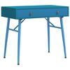 vidaXL Computer Desk with Drawer Antique Green 90x50x76.5 cm