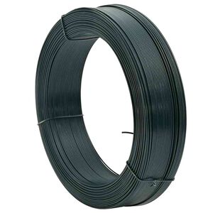vidaXL Fence Binding Wire 250 m 0.9/1.4 mm Steel Blackish Green