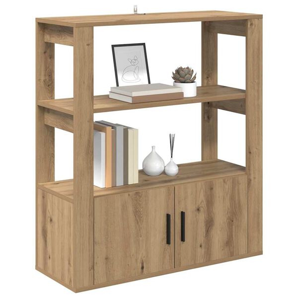 vidaXL Sideboard Artisan oak 30 x 80 x 90 cm Engineered wood