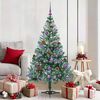 vidaXL Artificial Christmas Tree with Stand Green 150 cm PVC and Steel