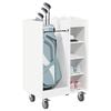 vidaXL Golf Cabinet with Wheel Plain White 65 x 45 x 98 cm
