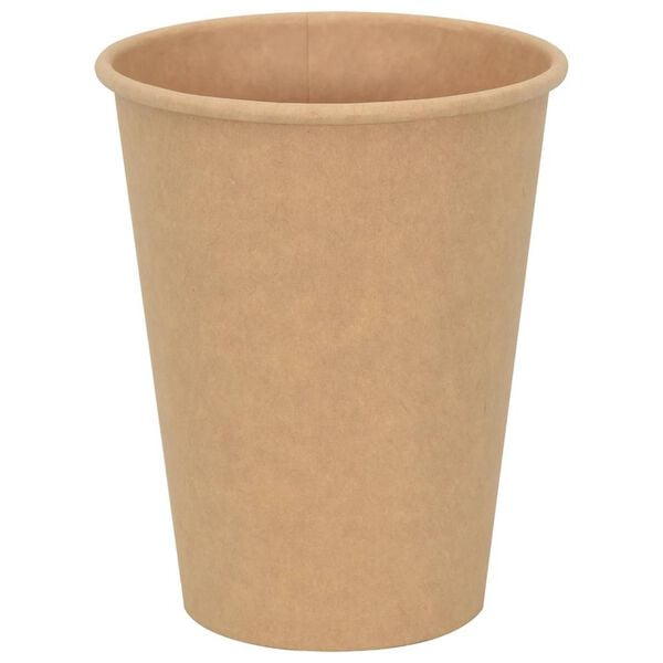 vidaXL Paper Coffee Cups 1000 pcs 12oz 300ml Brown
