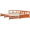 vidaXL Daybed without Mattress Wax Brown 80x200 cm Solid Wood Pine