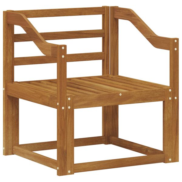 vidaXL Outdoor Sofa Solid Acacia Wood Natural