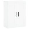 vidaXL Wall Mounted Cabinets 2 pcs White Engineered Wood