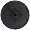 vidaXL Parasol Base Black Ø38-48 mm PE and concrete and iron