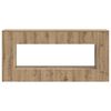 vidaXL Console Table Artisan Oak 155 x 29 x 74 cm Engineered Wood