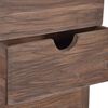 vidaXL Sideboard with 5 Drawers 40x30x100 cm Solid Teak Wood