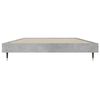 vidaXL Bed Frame without Mattress Concrete Grey 100x200 cm