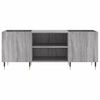 vidaXL Record Cabinet Grey Sonoma 121x38x48 cm Engineered Wood