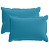 vidaXL Cushion Cover 2 pcs HOUTEN Light Blue 50 x 75 cm Polyester