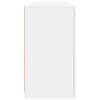 vidaXL Sideboard with LED Lights White 163x37x67 cm