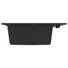 vidaXL Kitchen Sink Black 79 x 50 x 31 cm Granite