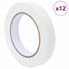 vidaXL Painter Masking Tapes 12 pcs White 19mm x 50m Paper