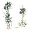 vidaXL Wedding Arch Gold 150 x 49.5 x 200 cm Steel