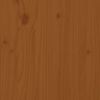vidaXL Bed Frame without Mattress Honey Brown Solid Wood 100x200 cm