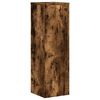 vidaXL Plant Stand 2pcs Smoked Oak 25x25x80 cm Engineered Wood