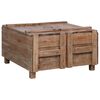 vidaXL Coffee Table 65x65x38 cm Solid Mahogany Wood