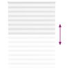 vidaXL Zebra Blind White 160x230 cm Fabric Width 155.9 cm Polyester
