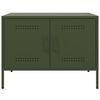 vidaXL TV Cabinet Olive Green 68x39x50.5 cm Steel