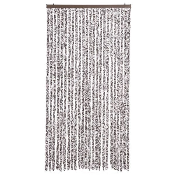 vidaXL Insect Curtain Brown and Beige 100x220 cm Chenille
