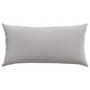 vidaXL Sofa Pillows 2 pcs Light Grey 80 x 40 cm Fabric