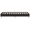 vidaXL Bed Frame No Mattress Black 100x200 cm Engineered Wood