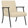vidaXL Armchair Cream 59 x 75 x 78 cm Fabric