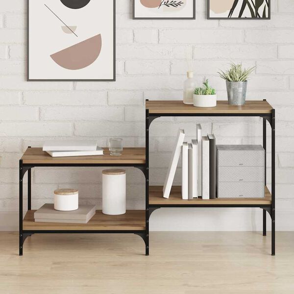 vidaXL Bookshelf Board 4 pcs Brown 60 x 40 x 1.5 cm Engineered Wood