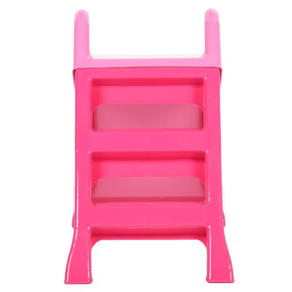 vidaXL Slide for Kids Foldable 111 cm Pink
