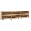 vidaXL TV Cabinet Sonoma Oak 150x30x44.5 cm Engineered Wood