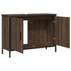vidaXL Bathroom Sink Cabinet Brown Oak 80x30x60 cm Engineered Wood