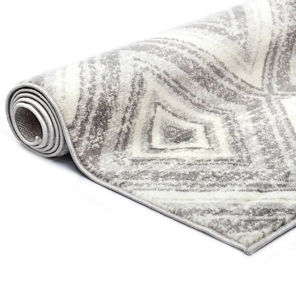 vidaXL Rug Grey 160x230 cm PP