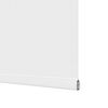 vidaXL Roller Blind Blackout White 130x150 cm Fabric Width 126.6 cm Polyester