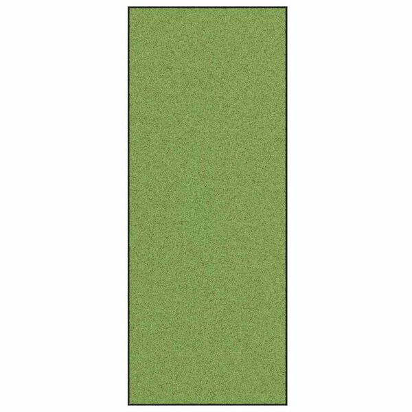 vidaXL Doormat Other Green and Black 120 x 300 cm Polyamide and PVC