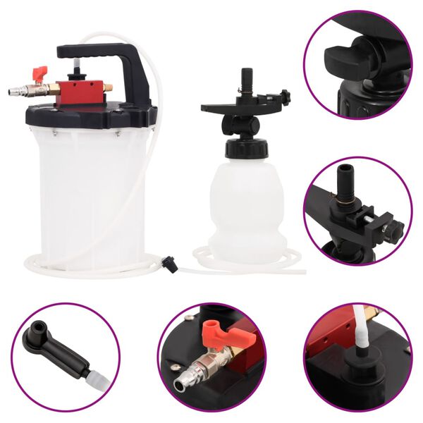 vidaXL Brake Bleeder White and Black 3 L