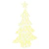vidaXL Christmas Tree with 100 LEDs Warm white 120 cm Acrylic