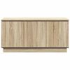 vidaXL TV Cabinet with LED Sonoma oak 100 x 38 x 49 cm Engineered wood