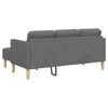 vidaXL Sofa Set 2 pcs Dark grey 173 x 131 x 67 cm Fabric