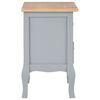 vidaXL Bedside Cabinets 2 pcs Grey 35x30x49 cm MDF