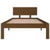 vidaXL Bed Frame without Mattress Honey Brown Solid Wood Pine 90x200cm