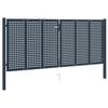 vidaXL Fence Gate Anthracite 306x175 cm Steel