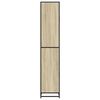 vidaXL Bathroom Cabinet Sonoma Oak 35x37.5x188.5 cm Engineered Wood and Metal