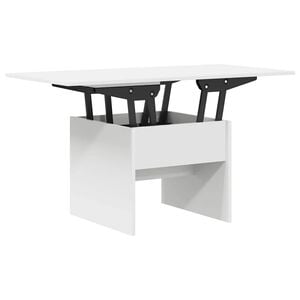 vidaXL Coffee Table White 55 x 54.5 x 45 cm Engineered wood