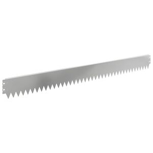 vidaXL Lawn Edging 30 pcs 103 x 10 cm Steel Silver