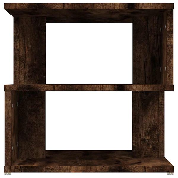 vidaXL Side Table Smoked Oak 40x40x40 cm Engineered Wood