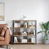 vidaXL Bookshelf Artisan Oak 102 x 32 x 104.5 cm Engineered Wood