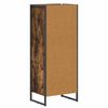 vidaXL Bathroom Cabinet Smoke Oak 40 x 30 x 100 cm Engineered Wood