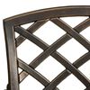 vidaXL Garden Chairs 4 pcs Cast Aluminium Bronze
