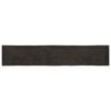vidaXL Table Top Dark Brown 220x40x(2-6) cm Treated Solid Wood Live Edge